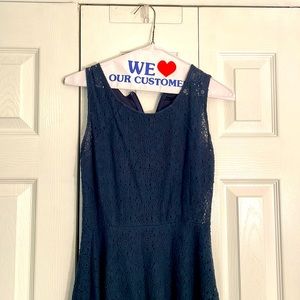 Blue lace AQUA dress